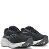 SAUCONY WOMENS WIDE FIT LACE TRAINER - BLACK SILVER